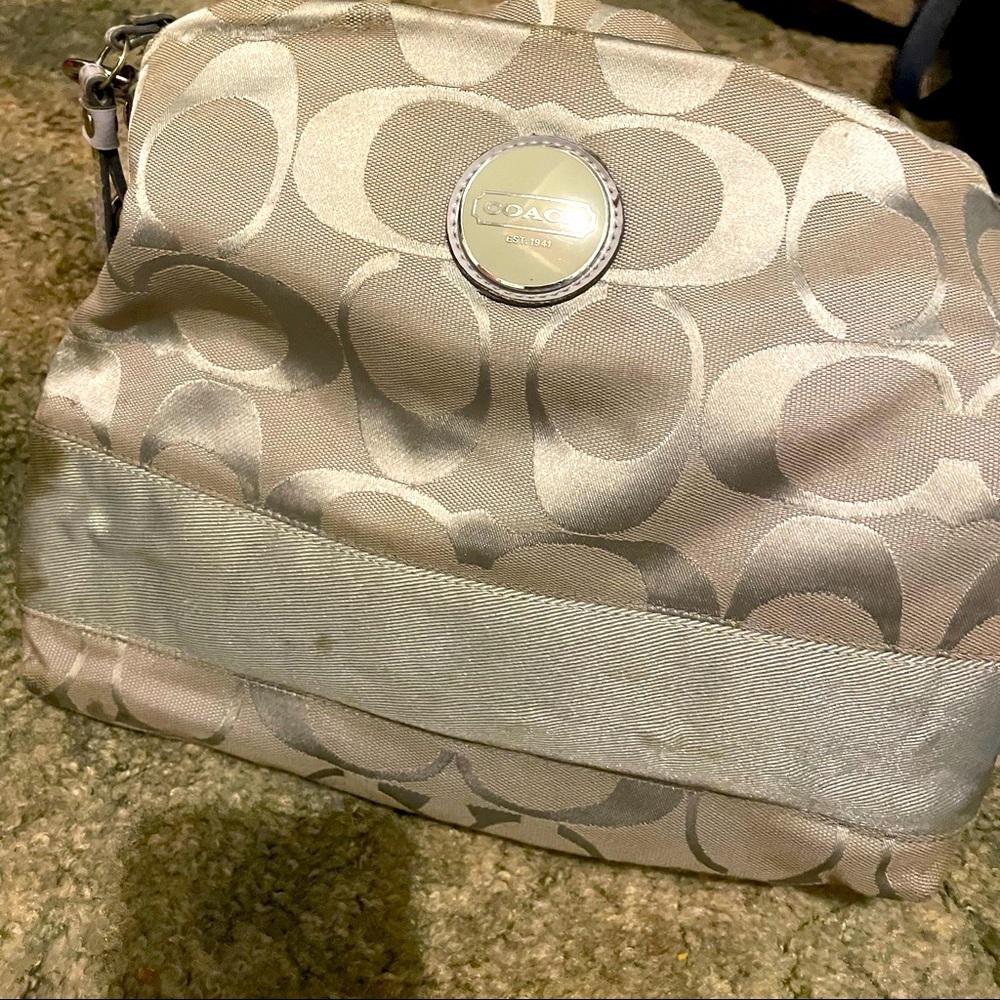 Olive Green Coach Crossbody